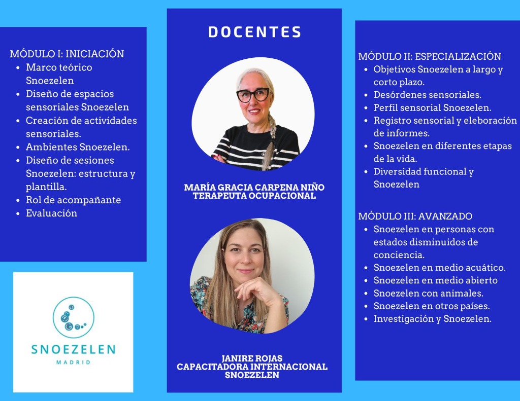 Programa y Módulos de Formación Snoezelen